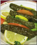 Stuffed grape leaves